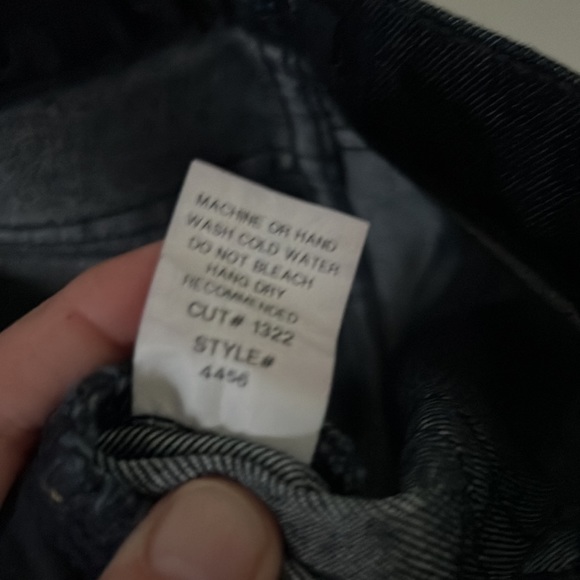 David Kahn Size 28 Dark Wash Ankle Crop Straight Slim - Picture 14 of 15